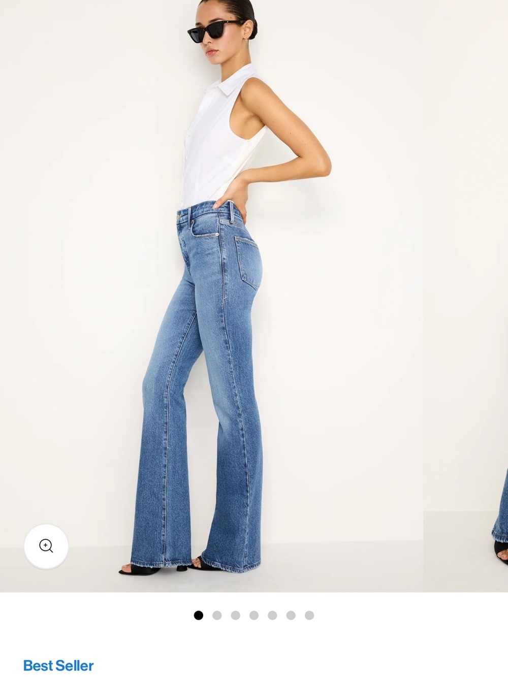Good American Soft Tech Classic Bootcut Jeans